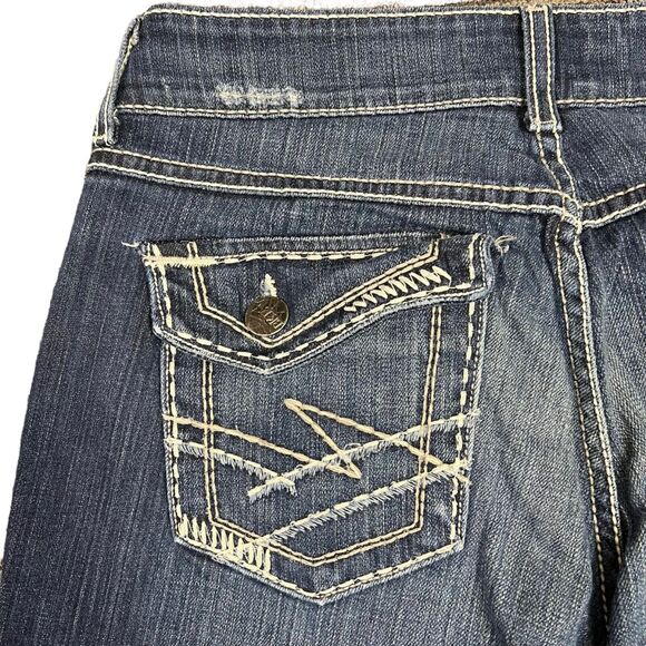 BKE Womens Culture Fit Denim Stretch Crop Capri Pants Jeans Size 30 - Picture 7 of 11